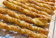 Posni uvrnuti štapići Posni uvrnuti štapići