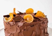 Posna čoko oranž torta Posna čoko oranž torta