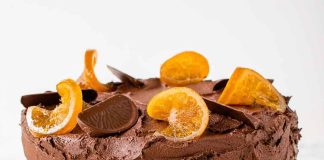 Posna čoko oranž torta Posna čoko oranž torta