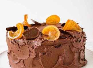 Posna čoko oranž torta Posna čoko oranž torta