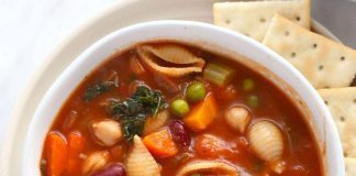 Posna minestrone supa Posna minestrone supa