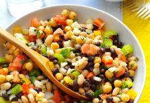 Posna salata sa azuki pasuljem Posna salata sa azuki pasuljem