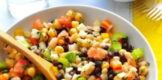 Posna salata sa azuki pasuljem Posna salata sa azuki pasuljem