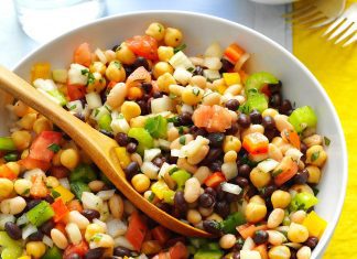 Posna salata sa azuki pasuljem Posna salata sa azuki pasuljem