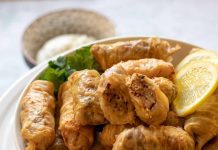 Posna sarma sa pšenicom i orasima Posna sarma sa pšenicom i orasima