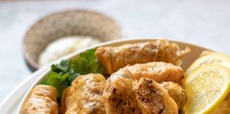 Posna sarma sa pšenicom i orasima Posna sarma sa pšenicom i orasima