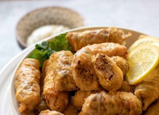 Posna sarma sa pšenicom i orasima Posna sarma sa pšenicom i orasima