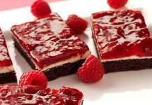 Posne medene kocke sa malinama Posne medene kocke sa malinama