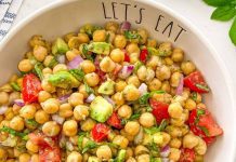 Posna salata od leblebija i paprike Posna salata od leblebija i paprike