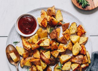 Pečeni susam krompir Pečeni susam krompir