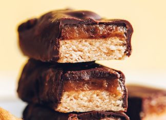 Posne Twix čokoladice bez šećera i glutena Twix čokoladice bez šećera i glutena