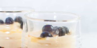 Posni mini cheesecake sa borovnicama Posni mini cheesecake sa borovnicama