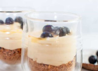 Posni mini cheesecake sa borovnicama Posni mini cheesecake sa borovnicama