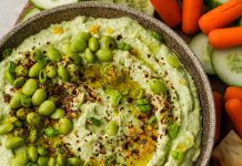 Posni edamame humus Posni edamame humus