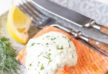 Prženi losos sa aioli sosom Prženi losos sa aioli sosom