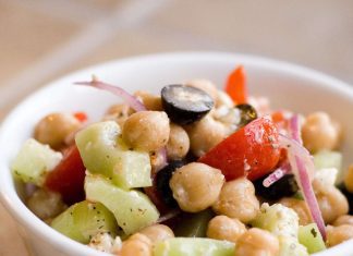 Posna aromatična salata od leblebija i pasulja Posna aromatična salata od leblebija i pasulja