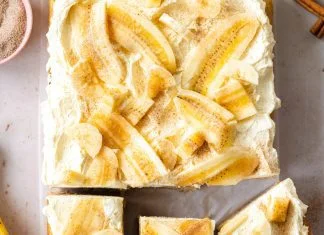 Posna banana torta