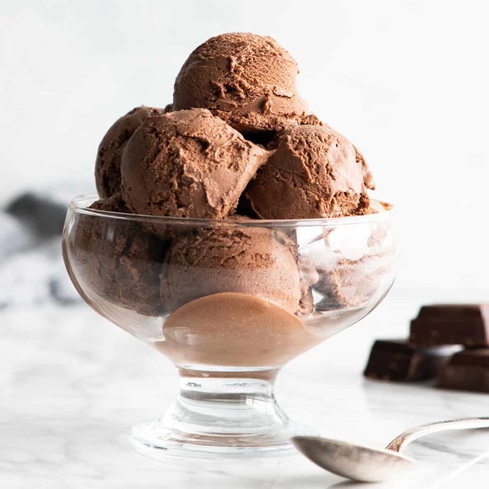 Posni čokoladni sladoled
