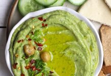 Posni humus sa sremušem Posni humus sa sremušem