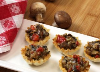 Posni mini tartovi sa pečurkama Posni mini tartovi sa pečurkama