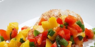 Posni smuđ sa mangom Posni smuđ sa mangom