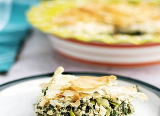 Posna pita sa spanaćem i tofu sirom Posna pita sa spanaćem tofu sirom