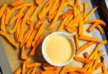 Posni pomfrit od batata sa aioli dresingom Posni pomfrit od batata sa Aioli dresingom