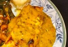 Posni smuđ sa mango karijem Posni smuđ sa mango karijem