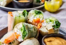 Posne tofu rolnice sa povrćem Posne tofu rolnice sa povrćem