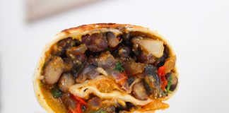Posni meksički burito bez mesa Posni meksički burito bez mesa