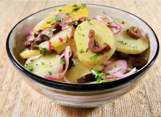 Posna krompir salata sa maslinama Posna krompir salata sa maslinama