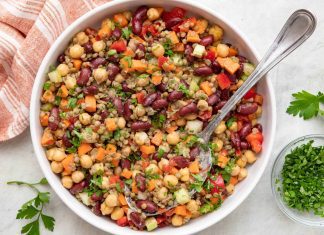 Posna salata od crvene soje Posna salata od crvene soje