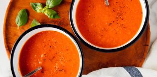 Posna supa od pečenih paprika Posna supa od pečenih paprika