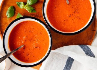 Posna supa od pečenih paprika Posna supa od pečenih paprika