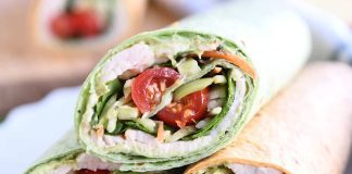 Posna tortilja sa povrćem i avokadom Posna tortilja sa povrćem i avokadom