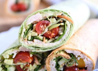 Posna tortilja sa povrćem i avokadom Posna tortilja sa povrćem i avokadom