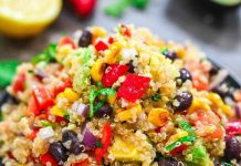 Posna meksička salata sa kinoom Posna meksička salata sa kinoom