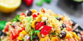 Posna meksička salata sa kinoom Posna meksička salata sa kinoom