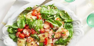 Posna salata sa raviolima Posna salata sa raviolima