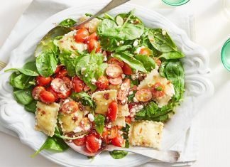 Posna salata sa raviolima Posna salata sa raviolima