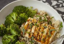 Posni tofu na žaru sa brokolijem Posni tofu na žaru sa brokolijem