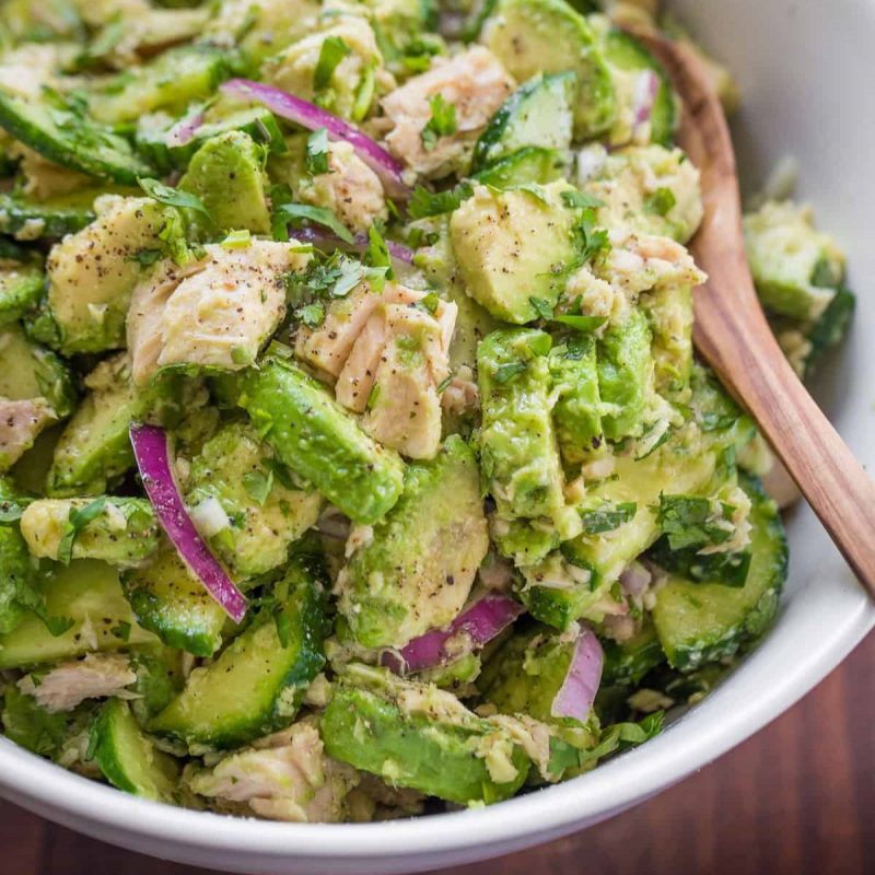 Posna tuna salata sa avokadom