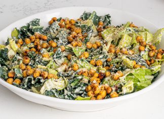 Posna cezar salata Posna cezar salata