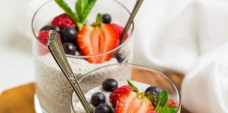 Posni čia puding sa voćem Posni čia puding sa voćem