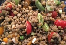 Posna hladna salata od sočiva Posna hladna salata od sočiva
