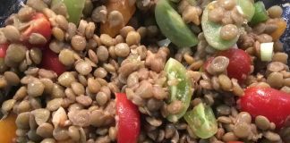 Posna hladna salata od sočiva Posna hladna salata od sočiva