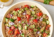 Posna salata od kinoe i avokada Posna salata od kinoe i avokada