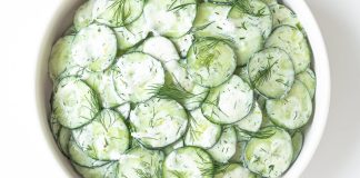 Posna salata od krastavca i jogurta Posna salata od krastavca i jogurta