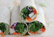 Posna tortilja sa tofuom i spanaćem Posna tortilja sa tofuom i spanaćem