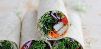 Posna tortilja sa tofuom i spanaćem Posna tortilja sa tofuom i spanaćem